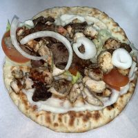 Mixed Souvlaki( pitta bread )
