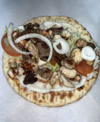 Mixed Souvlaki( pitta bread )