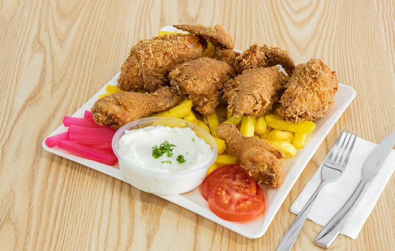 crispy fried chicken بروستد