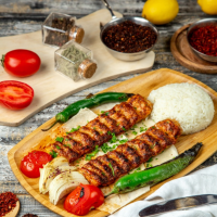 2 skewers meal BBQ  ( kafta & shish tawook)