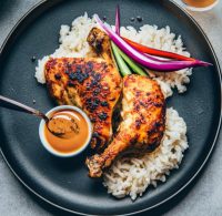 1/4 chicken meal BBQ