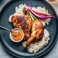 1/4 chicken meal BBQ